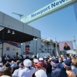 Keel Laying commemorated for third ship in Gerald R. Ford-Class, the future USS Enterprise (CVN 80)